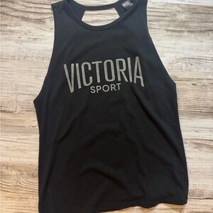 VS Glittery Open Back Tank